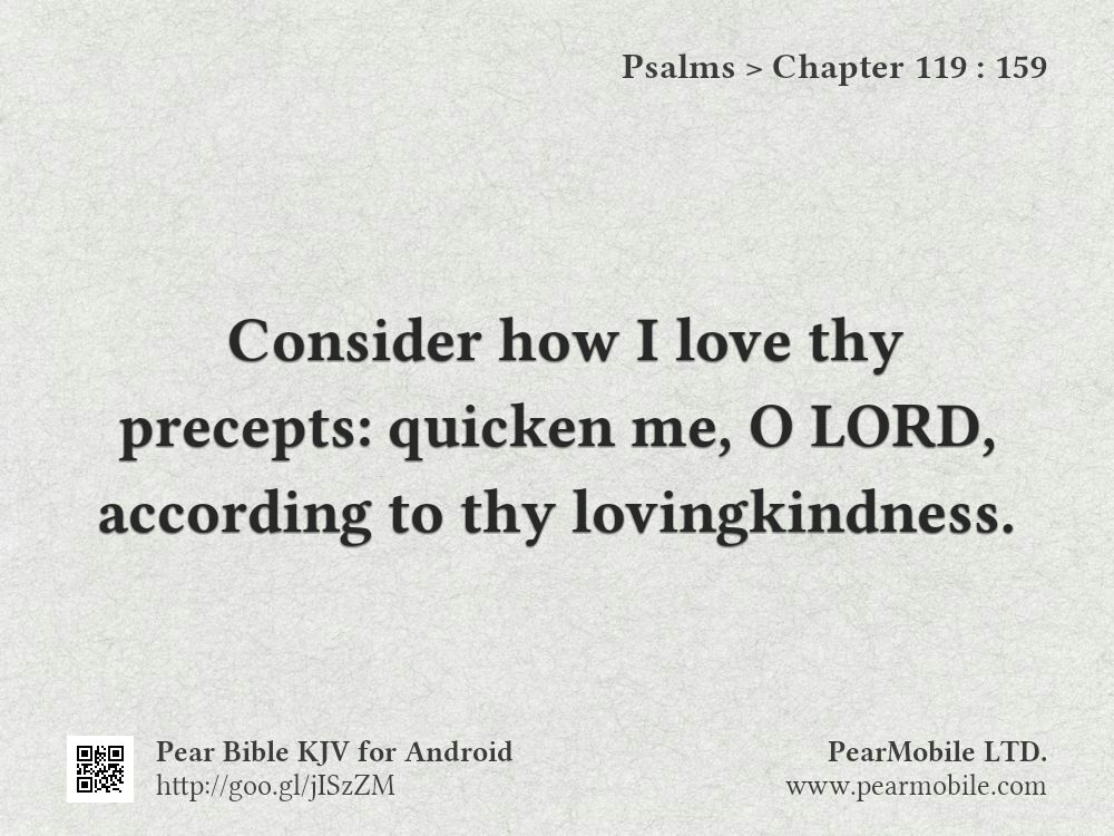 Psalms, Chapter 119:159